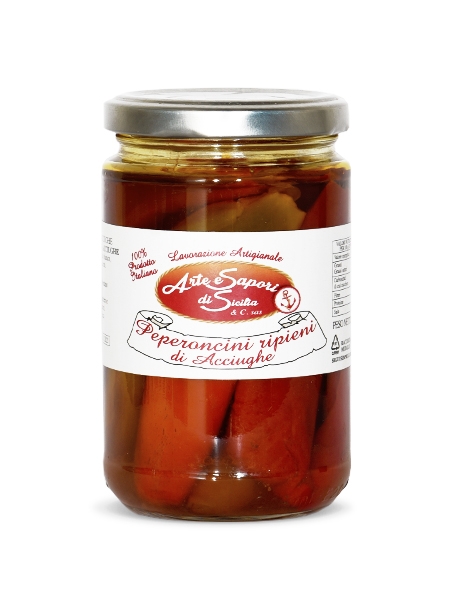 Peperoncini ripieni di acciughe