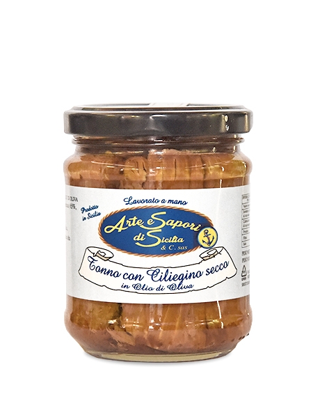 Tonno con Ciliegino secco in olio di oliva 
