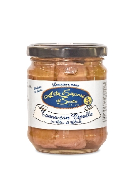 Tonno con Cipolla in olio di oliva 